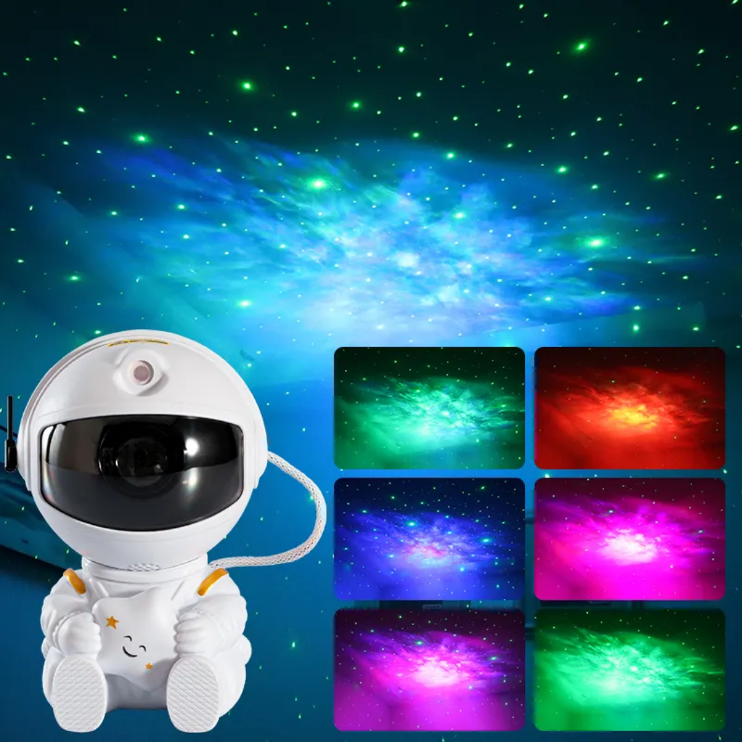 Star Projector Galaxy Night Light Astronaut Space Projector Starry Nebula Ceiling LED Lamp for Bedroom Home Decorative kids gift