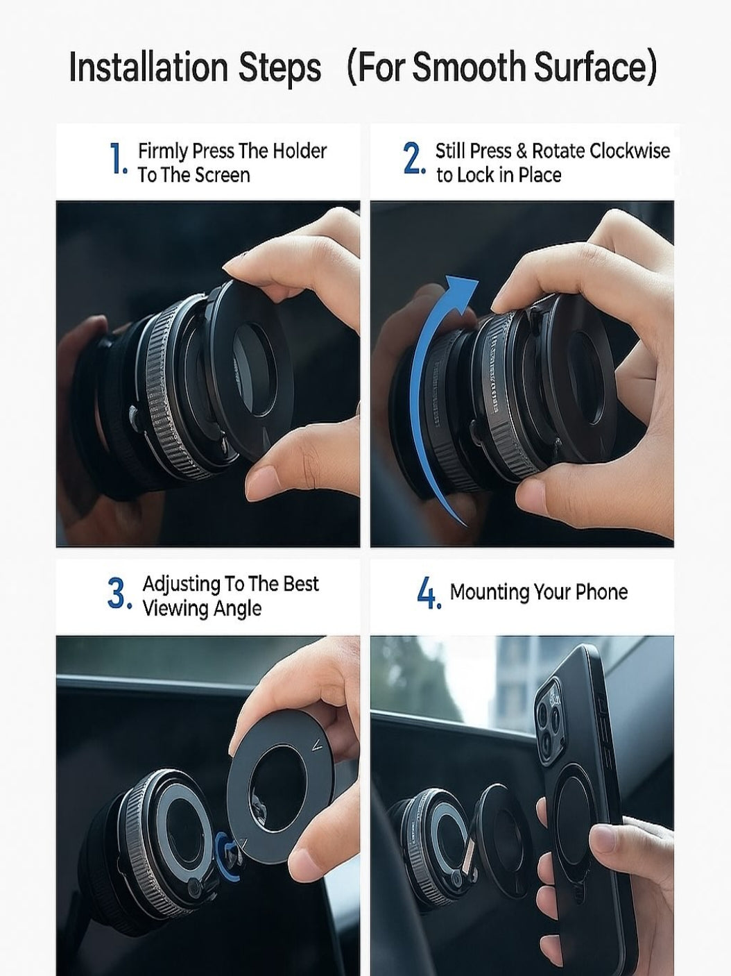 K007 Magnetic Phone Holder Magnetic Car Phone Holder 360 Extendable Magnetic Phones Holder